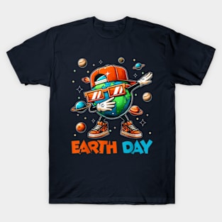 Happy Earth Day 2024 Funny Earth Day Dab T-Shirt